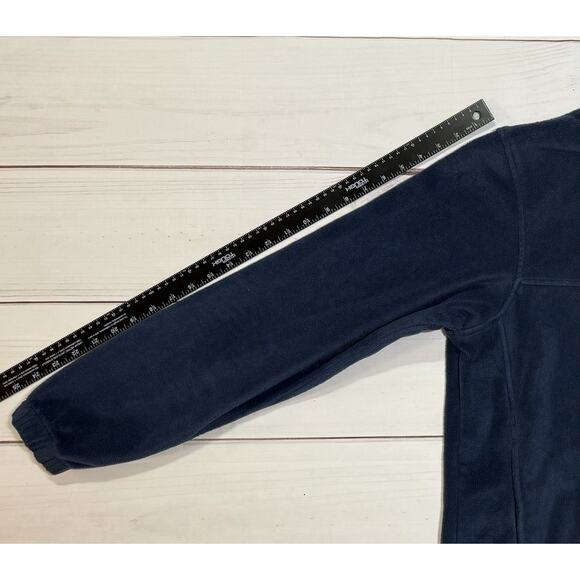Columbia Jacket Full-Zip Fleece Navy Blue With Pockets Mens Size Medium - Picture 5 of 6